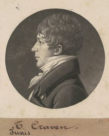 Tunis Craven, 1805. Creator: Charles Balthazar Julien Févret de Saint-Mémin