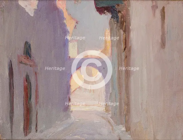 Tunis (A Street), 1909. Creator: Jan Ciaglinski.