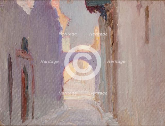 Tunis (A Street), 1909. Creator: Jan Ciaglinski.