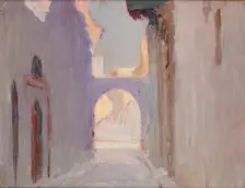 Tunis (A Street), 1909. Creator: Jan Ciaglinski