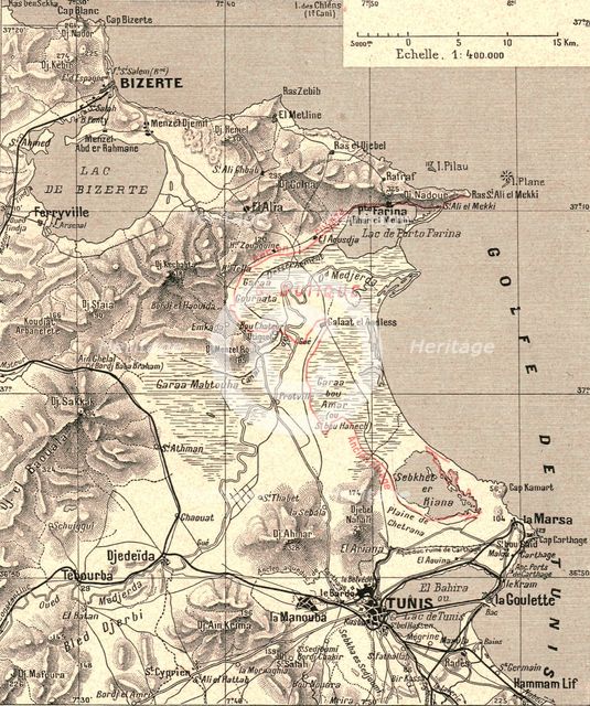 ''Tunis et Bizerte. La basse Medjerda; Afrique du nord', 1914. Creator: Unknown.