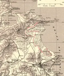 'Tunis et Bizerte. La basse Medjerda; Afrique du nord 1914. Creator: Unknown