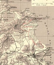 'Tunis et Bizerte. La basse Medjerda; Afrique du nord 1914. Creator: Unknown