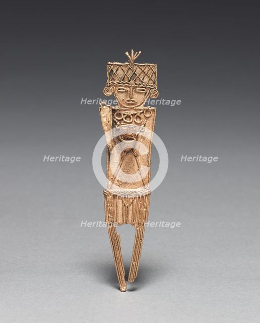 Tunjos (Votive Offering Figurine), c. 900-1550. Creator: Unknown.