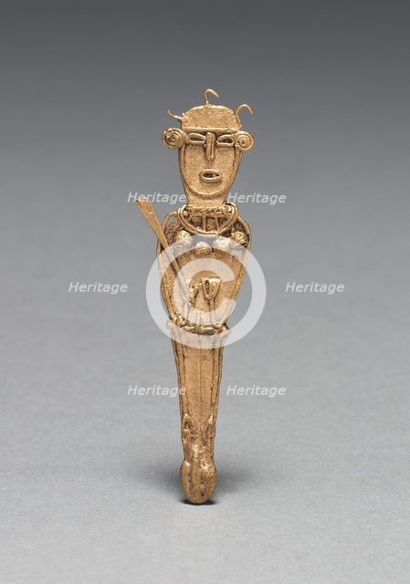 Tunjos (Votive Offering Figurine), c. 900-1550. Creator: Unknown.