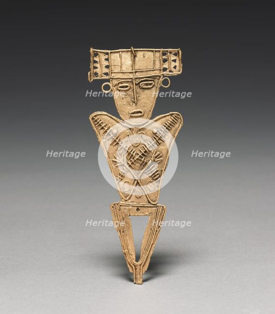 Tunjos (Votive Offering Figurine), c. 900-1550. Creator: Unknown.