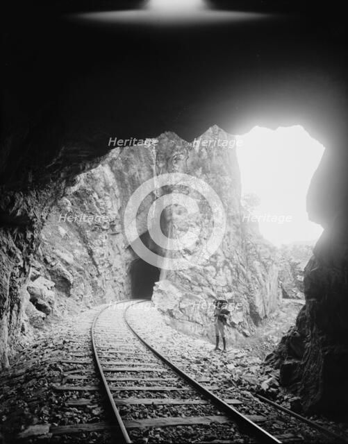 Tunnel 3, Temasopa [sic] Canon, between 1880 and 1897. Creator: William H. Jackson.