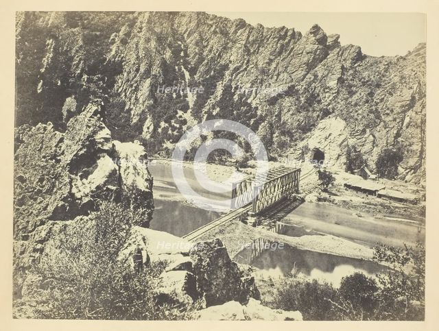 Tunnel No. 3, Weber Canon, Utah, 1868/69. Creator: Andrew Joseph Russell.