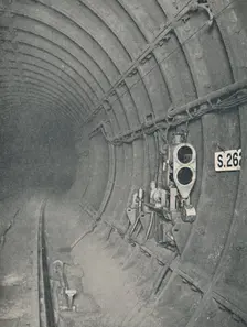 Tunnel Signal and Automatic Train-Stop. London Underground Railways 1926