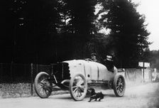 Turcat Mery driven by Henri Rougier at the 1904 Gordon Bennett Cup, Homburg, Germany. Creator: Unknown