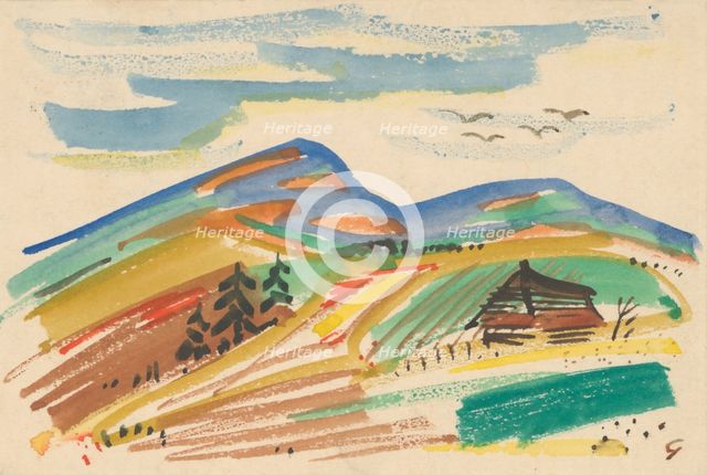 Turcianske Teplice, 1934-1935. Creator: Mikulas Galanda.