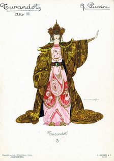 Turandot by Giacomo Puccini, 1926. Creator: Brunelleschi, Umberto (1879-1949)