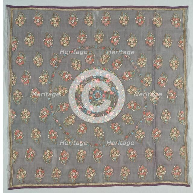 Turban cover, 1700s-early 1800s. Creator: Unknown.