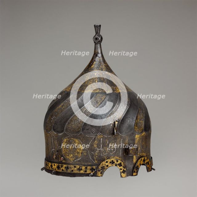 Turban Helmet, Turkey, in the style of Turkman armour, late 15th century-1st quarter 16th century. Creator: Unknown.