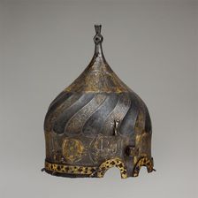 Turban Helmet, Turkey, in the style of Turkman armour, late 15th century-1st quarter 16th century. Creator: Unknown