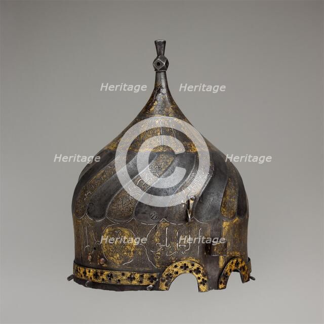 Turban Helmet, Turkey, in the style of Turkman armour, late 15th century-1st quarter 16th century. Creator: Unknown.