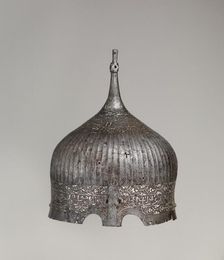 Turban Helmet, Turkish or Iranian, in the style of Turkman armour, 15th century. Creator: Unknown