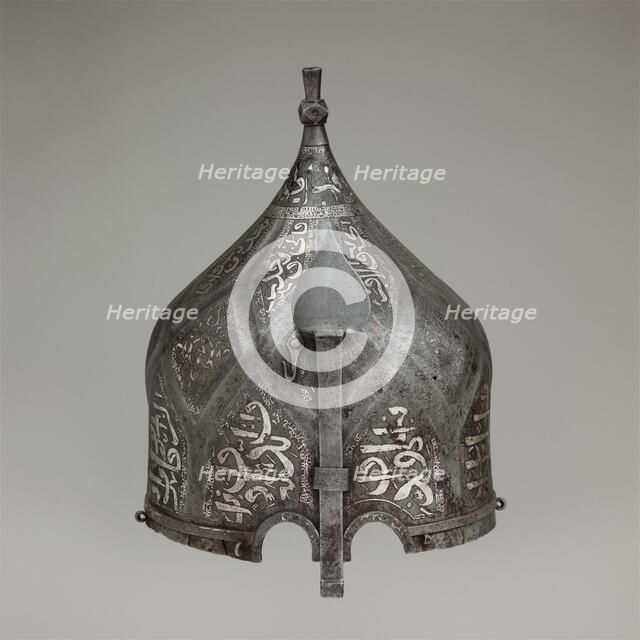 Turban Helmet, Turkish, in the style of Turkman armour, 16th century. Creator: Unknown.