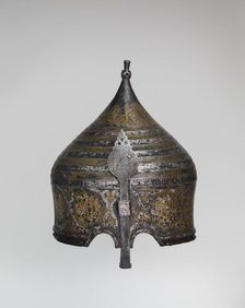 Turban Helmet, Western Iranian, in the style of Turkman armour, late 15th century. Creator: Unknown