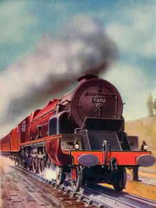 Turbine-Driven "Pacific" belonging to the L.M.S. Railway 1935-36. Creator: Unknown