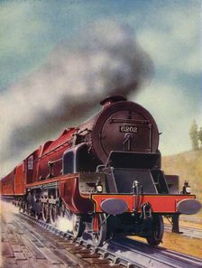 Turbine-Driven "Pacific" belonging to the L.M.S. Railway 1935-36. Creator: Unknown