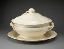 Tureen and Stand, Yorkshire, 1780/90. Creator: Leeds Pottery