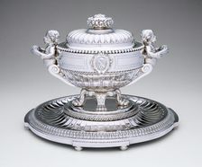 Tureen and Stand, France, 1773/74. Creators: Jean-Françoise Dapcher, François-Thomas Germain
