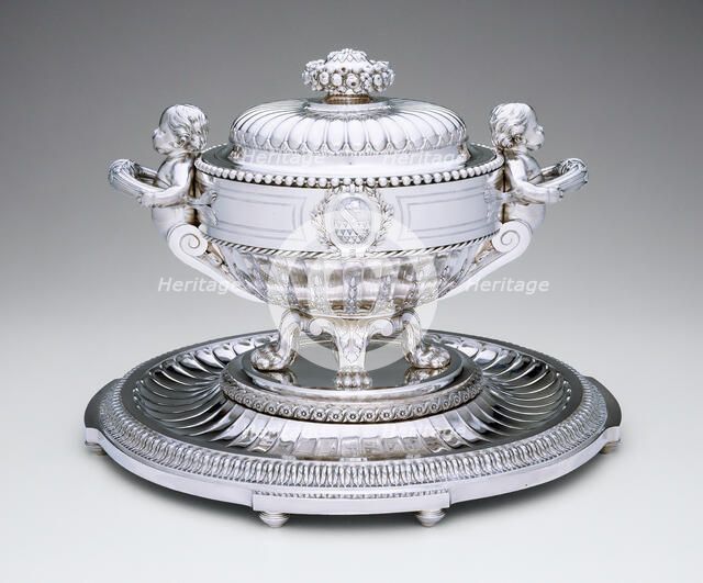 Tureen and Stand, France, 1773/74. Creators: Jean-Françoise Dapcher, François-Thomas Germain.