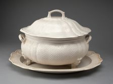 Tureen and Stand, Staffordshire, 1760/69. Creator: Staffordshire Potteries