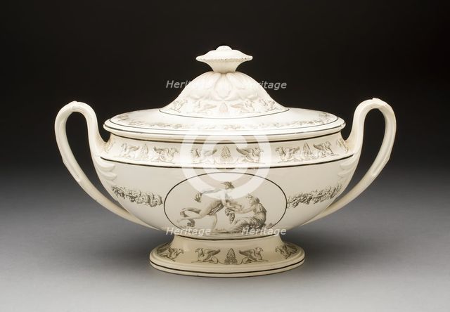 Tureen, Creil, 1810/20. Creator: Creil Pottery.