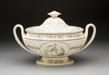 Tureen, Creil, 1810/20. Creator: Creil Pottery