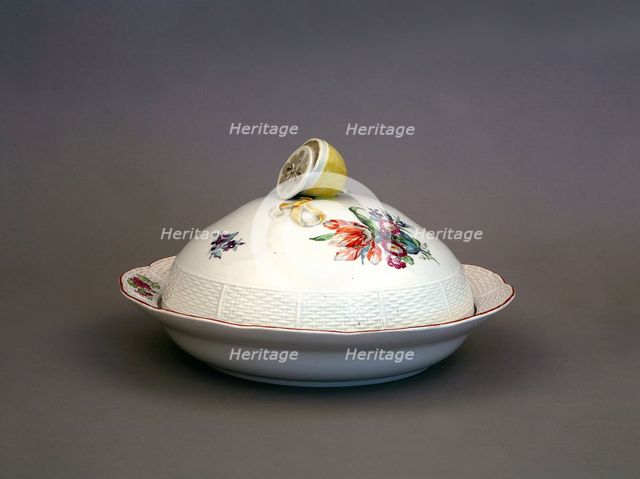 Tureen from the Imperial Porcelain Dinner Service (Imperial Porcelain Factory), 1775-1780. Artist: Russian master  