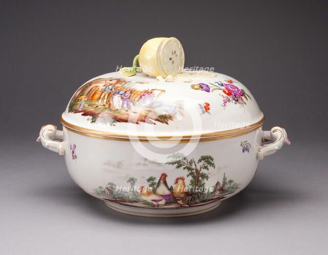 Tureen, Gotha, c. 1783/1805. Creator: Gotha Porcelain Factory.