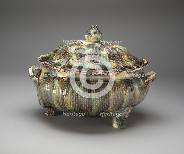 Tureen, Staffordshire, 1750/65. Creator: Staffordshire Potteries.