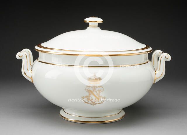Tureen, Sèvres, 1861/64. Creator: Sèvres Porcelain Manufactory.