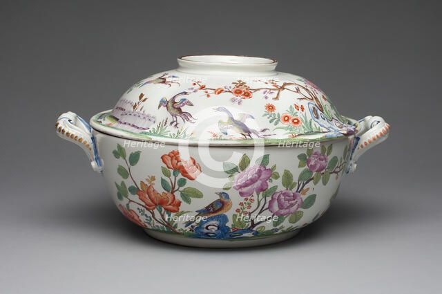 Tureen, Vienna, c. 1725. Creator: Du Paquier Porcelain Manufactory.