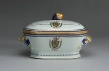 Tureen with Cover, c. 1787/90. Creator: Unknown