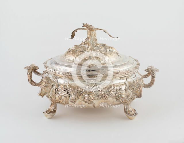 Tureen with Cover, London, 1745/46. Creator: Peter Archambo.