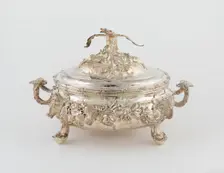 Tureen with Cover, London, 1745/46. Creator: Peter Archambo