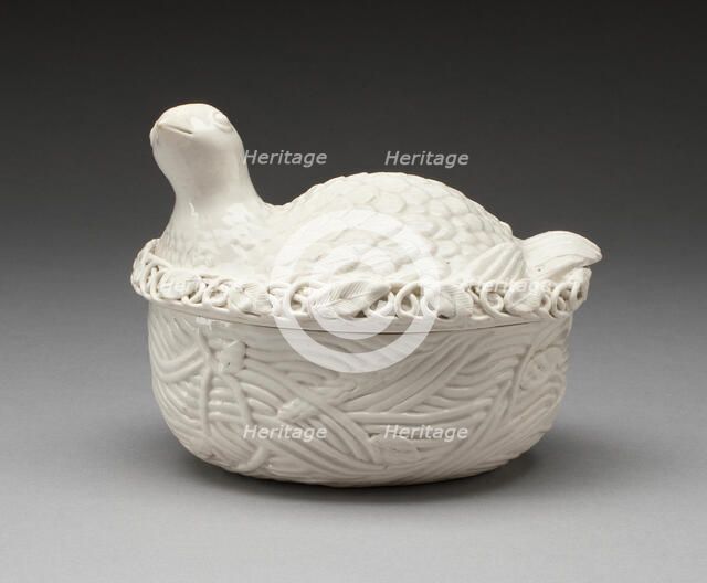Tureen, Worcester, c. 1760. Creator: Royal Worcester.