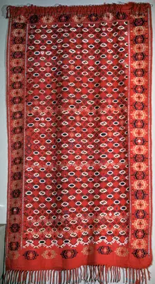 Turkmen cover with fringe