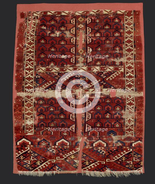 Turkmen Ersari carpet, 18th century, (1701-1800). Artist: Unknown.