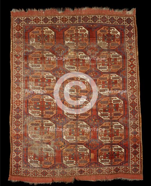 Turkmen Ersari carpet, 18th century. Artist: Unknown.