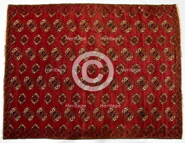 Turkmen Main Carpet , 1870s. Creator: Unknown.