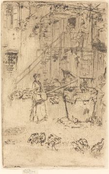 Turkeys, 1880. Creator: James Abbott McNeill Whistler