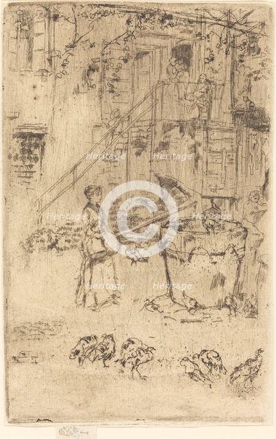 Turkeys, 1880. Creator: James Abbott McNeill Whistler.