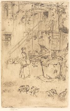 Turkeys, 1880. Creator: James Abbott McNeill Whistler