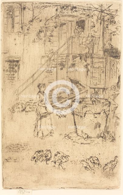 Turkeys, 1880. Creator: James Abbott McNeill Whistler.