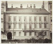 Türkenstraße No. 15, Wohnhaus des Grafen von Wimpfen, 1860s. Creator: Unknown
