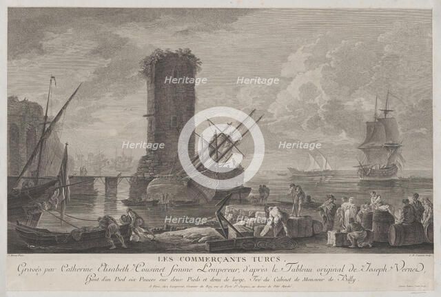 Turkish Traders, ca. 1762. Creator: Elisabeth Cousinet Lempereur.